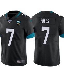 Jacksonville Jaguars 25th Anniversary Nick Foles Black Vapor Limited Jersey