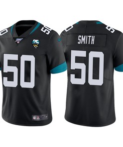 Jacksonville Jaguars 25th Anniversary Telvin Smith Black Vapor Limited Jersey