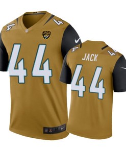 Jacksonville Jaguars #44 Myles Jack Nike Color Rush Gold Jersey