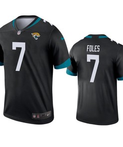 Jacksonville Jaguars #7 Nick Foles Black Legend Jersey - Mens