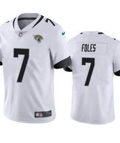 Jacksonville Jaguars #7 Nick Foles White Vapor Untouchable Limited Jersey - Mens
