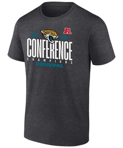 Jacksonville Jaguars AFC Conference Champions Duuuval T-Shirt - Charcoal