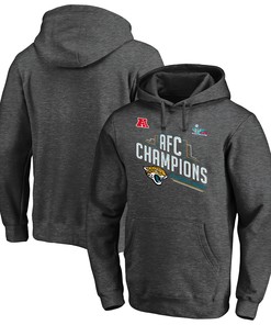 Jacksonville Jaguars AFC Conference Champions Grey Pullover Hoodie