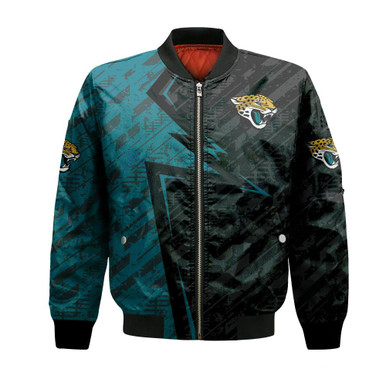 Jacksonville Jaguars Bomber Abstract Pattern Sport- NFL