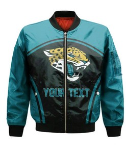 Jacksonville Jaguars Bomber Curve Style Sport- NFL