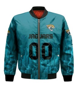 Jacksonville Jaguars Bomber Jacket Logo Sport Ombre  - NFL
