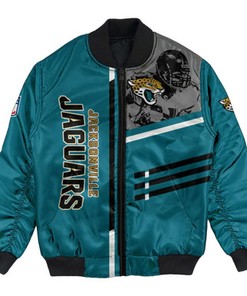 Jacksonville Jaguars Bomber Jacket Personalized Football For Fan- NFL