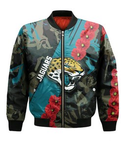 Jacksonville Jaguars Bomber Sport Style Keep Go on- NFL