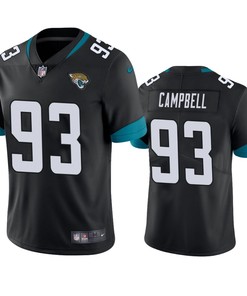 Jacksonville Jaguars Calais Campbell Black Vapor Limited Jersey