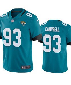Jacksonville Jaguars Calais Campbell Teal Vapor Limited Jersey