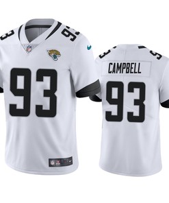 Jacksonville Jaguars Calais Campbell White Vapor Limited Jersey