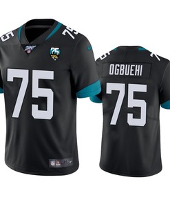 Jacksonville Jaguars Cedric Ogbuehi Black 100th Season Vapor Limited Jersey