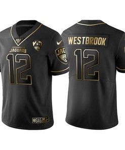 Jacksonville Jaguars Dede Westbrook 25th Anniversary Black Gold Logo Jersey