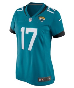 Jacksonville Jaguars Evan Engram 17 Alternate Game Women Jersey - Teal Jersey