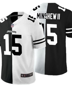 Jacksonville Jaguars Gardner Minshew Ii #15 Nfl 2020 Black And White Jersey
