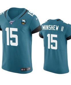 Jacksonville Jaguars Gardner Minshew Ii Teal 25th Season Vapor Elite Jersey