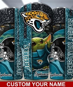 Jacksonville Jaguars Insulated Tumbler - Custom Name, Keeps Drinks at Optimal Temperature