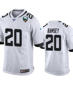 Jacksonville Jaguars Jalen Ramsey White 25th Anniversary Game Jersey