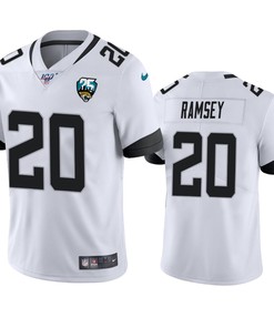 Jacksonville Jaguars Jalen Ramsey White 25th Anniversary Vapor Limited Jersey