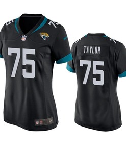 Jacksonville Jaguars Jawaan Taylor 2019 Nfl Draft Black Game Womens Jersey