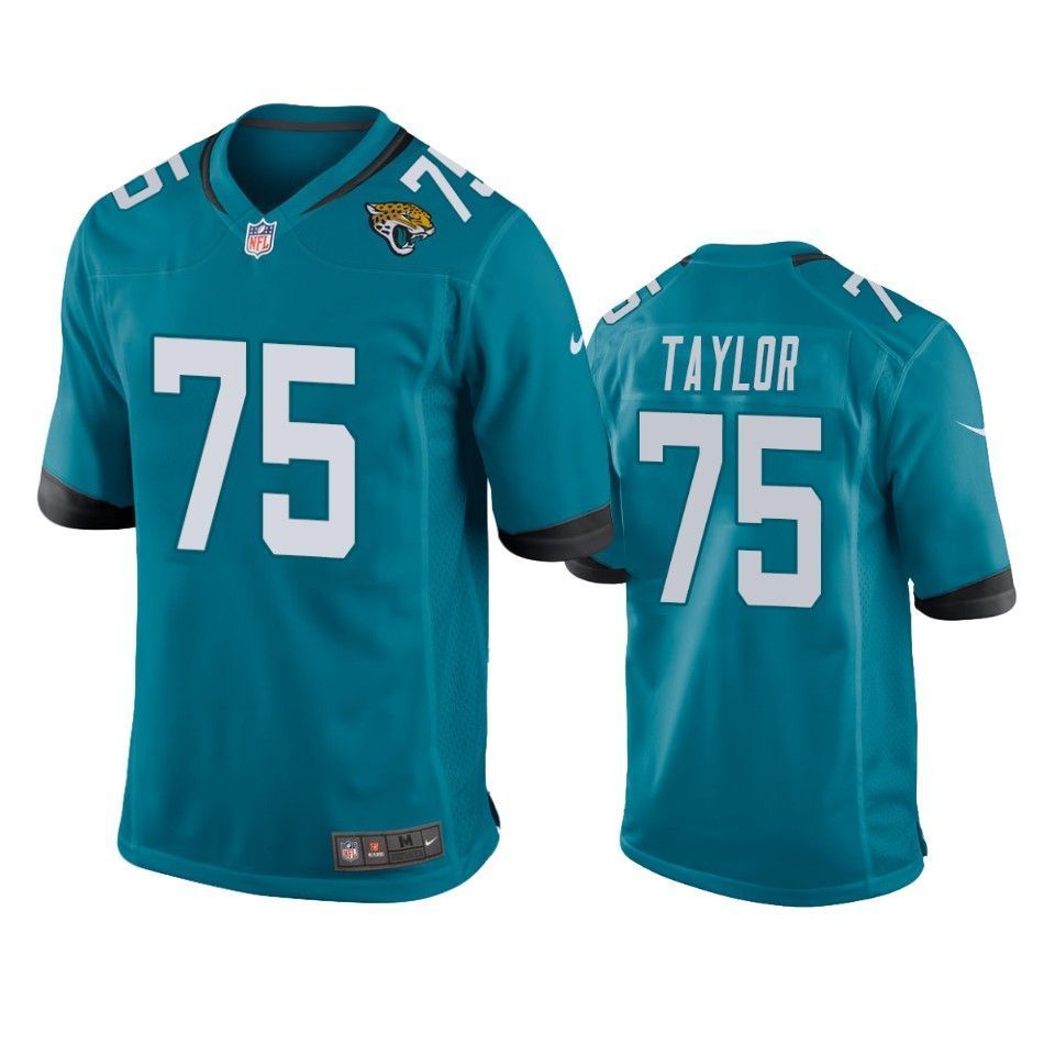 Jacksonville Jaguars Jawaan Taylor 2019 Nfl Draft Teal Game Jersey