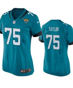 Jacksonville Jaguars Jawaan Taylor 2019 Nfl Draft Teal Game Womens Jersey