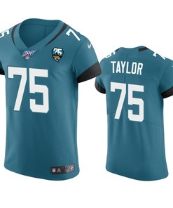 Jacksonville Jaguars Jawaan Taylor Teal 25th Season Vapor Elite Jersey