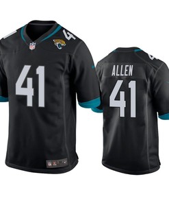 Jacksonville Jaguars Josh Allen 2019 Nfl Draft Black Game Jersey