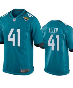 Jacksonville Jaguars Josh Allen 2019 Nfl Draft Teal Game Jersey