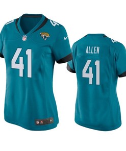 Jacksonville Jaguars Josh Allen 2019 Nfl Draft Teal Game Womens Jersey