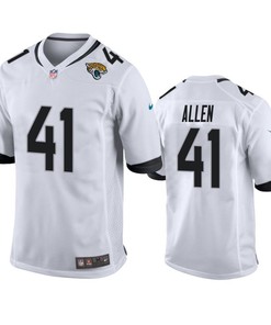 Jacksonville Jaguars Josh Allen 2019 Nfl Draft White Game Jersey