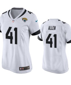 Jacksonville Jaguars Josh Allen 2019 Nfl Draft White Game Womens Jersey