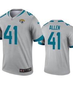 Jacksonville Jaguars Josh Allen Silver Inverted Legend Jersey