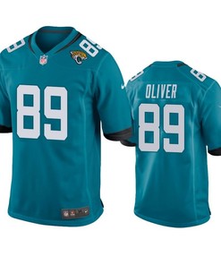 Jacksonville Jaguars Josh Oliver 2019 Nfl Draft Teal Game Jersey