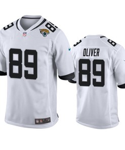 Jacksonville Jaguars Josh Oliver 2019 Nfl Draft White Game Jersey