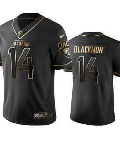 Jacksonville Jaguars Justin Blackmon Black Golden Edition 2019 Vapor Untouchable Limited Jersey - Mens