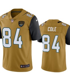 Jacksonville Jaguars Keelan Cole Gold Nike Color Rush Limited Jersey