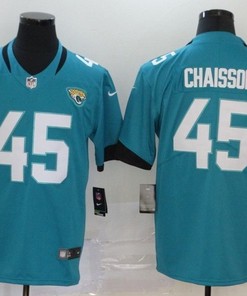 Jacksonville Jaguars Klavon Chaisson #45 Nfl 2020 Steel Blue Jersey