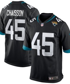 Jacksonville Jaguars Klavon Chaisson Black 2020 Nfl Draft First Round Pick Game Jersey
