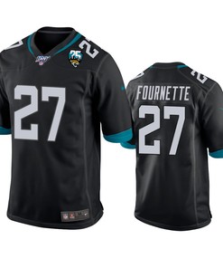 Jacksonville Jaguars Leonard Fournette Black 25th Anniversary Game Jersey