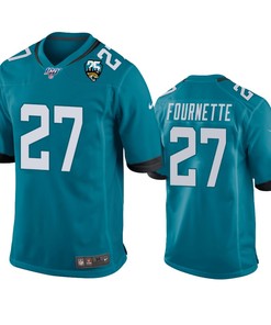 Jacksonville Jaguars Leonard Fournette Teal 25th Anniversary Game Jersey