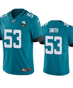 Jacksonville Jaguars Malcolm Smith Teal 25th Anniversary Limited Jersey
