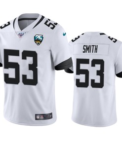Jacksonville Jaguars Malcolm Smith White 25th Anniversary Limited Jersey