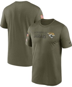 Jacksonville Jaguars Men 2022 Salute to Service Legend Team T-Shirt - Olive
