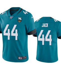 Jacksonville Jaguars Myles Jack Teal 25th Anniversary Vapor Limited Jersey