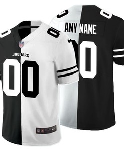 Jacksonville Jaguars Nfl 2020 Personalized Custom Black And White Custom Jersey