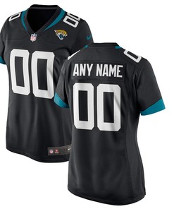 Jacksonville Jaguars Nike Womens Custom Team Color Game Jersey - Black
