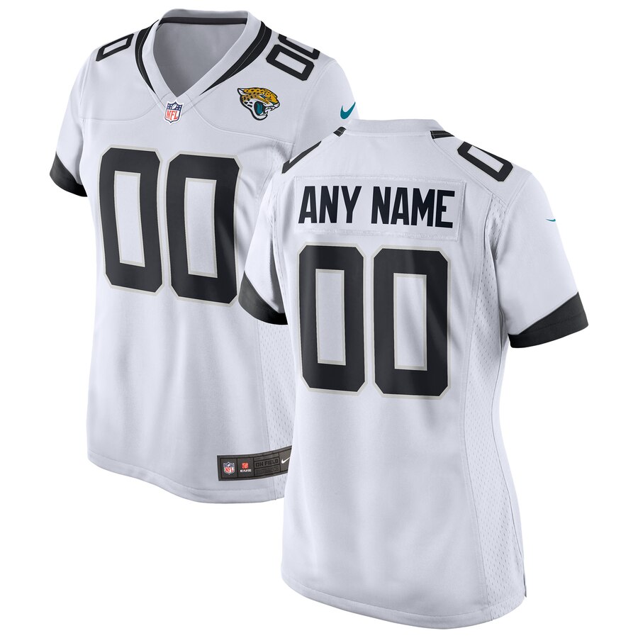 Jacksonville Jaguars Nike Womens Nfl Custom Game Jersey - White