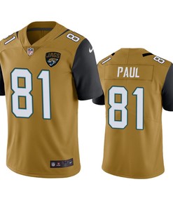 Jacksonville Jaguars Niles Paul Gold Nike Color Rush Limited Jersey