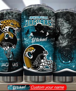 Jacksonville Jaguars Personalized Tumbler - Custom Name